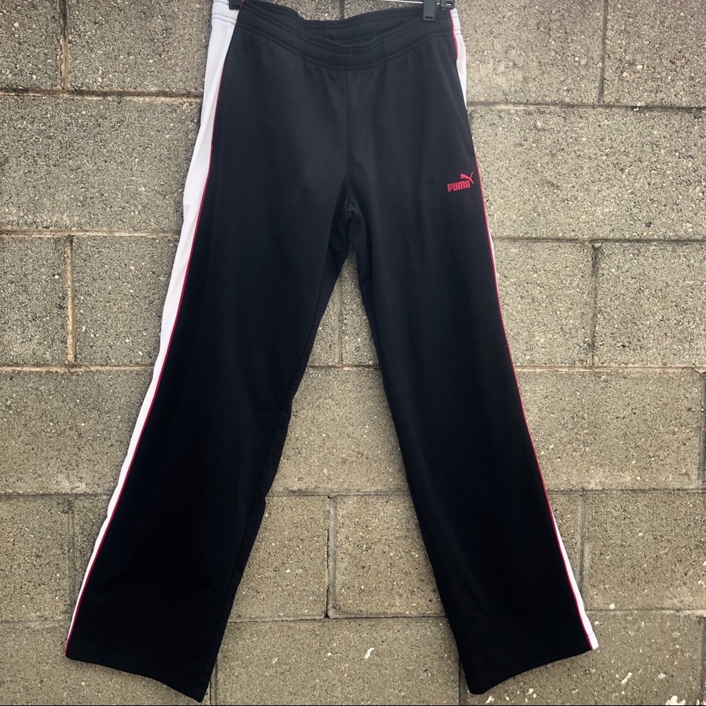 Puma Athletic Track Jogger Running Pants Black S L